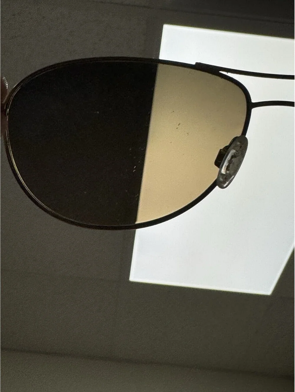 Maui Jim Baby Beach MP-SG Aviator Sunglasses Gold Titanium, Polarized Lens *READ